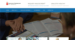 Desktop Screenshot of angioscreen.com